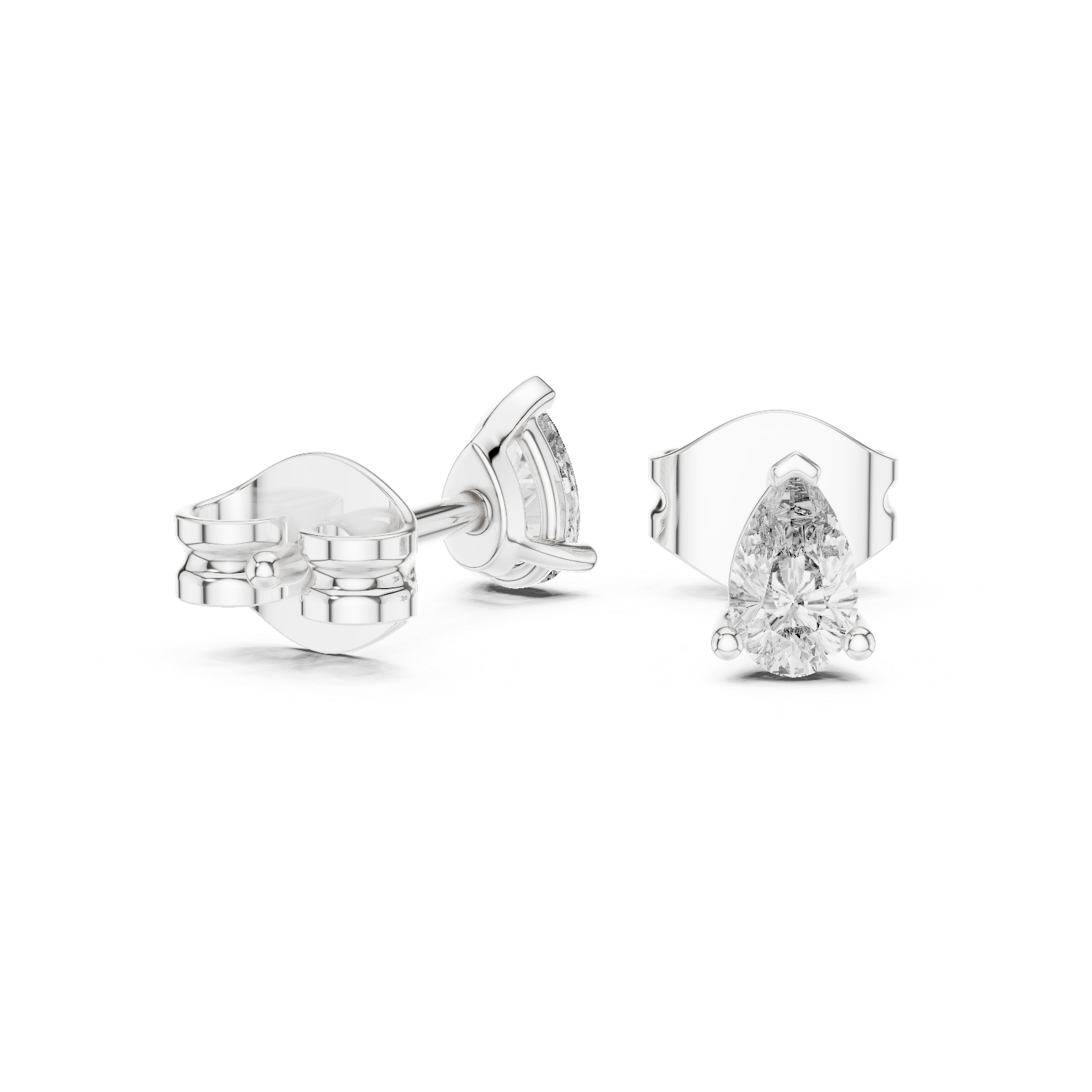 Vogue Tapered Diamond Earring