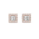 Graceful Tapered Diamond Earrings