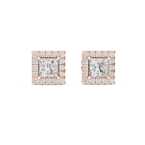 Graceful Tapered Diamond Earrings