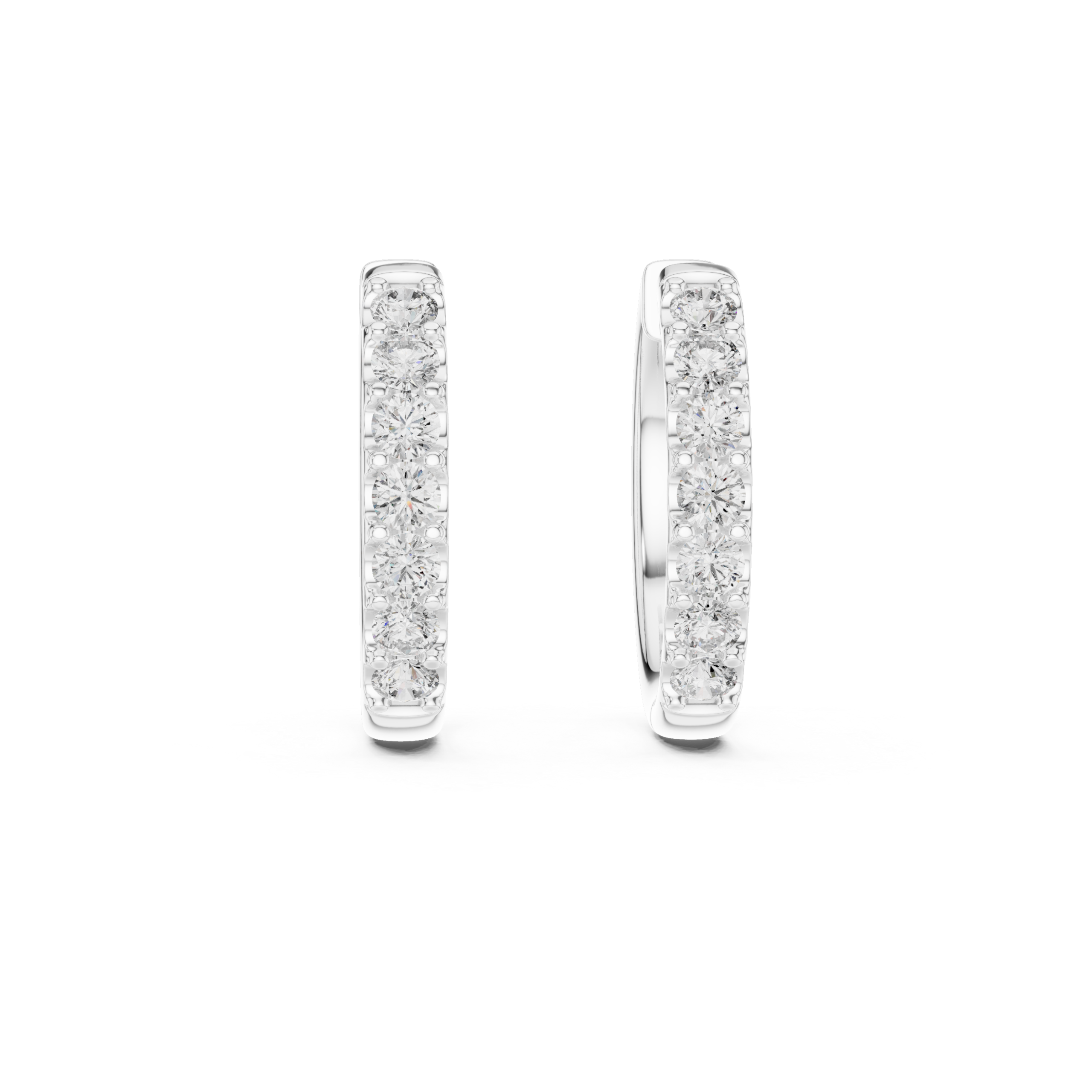 Stylish Baguette Diamond Earring