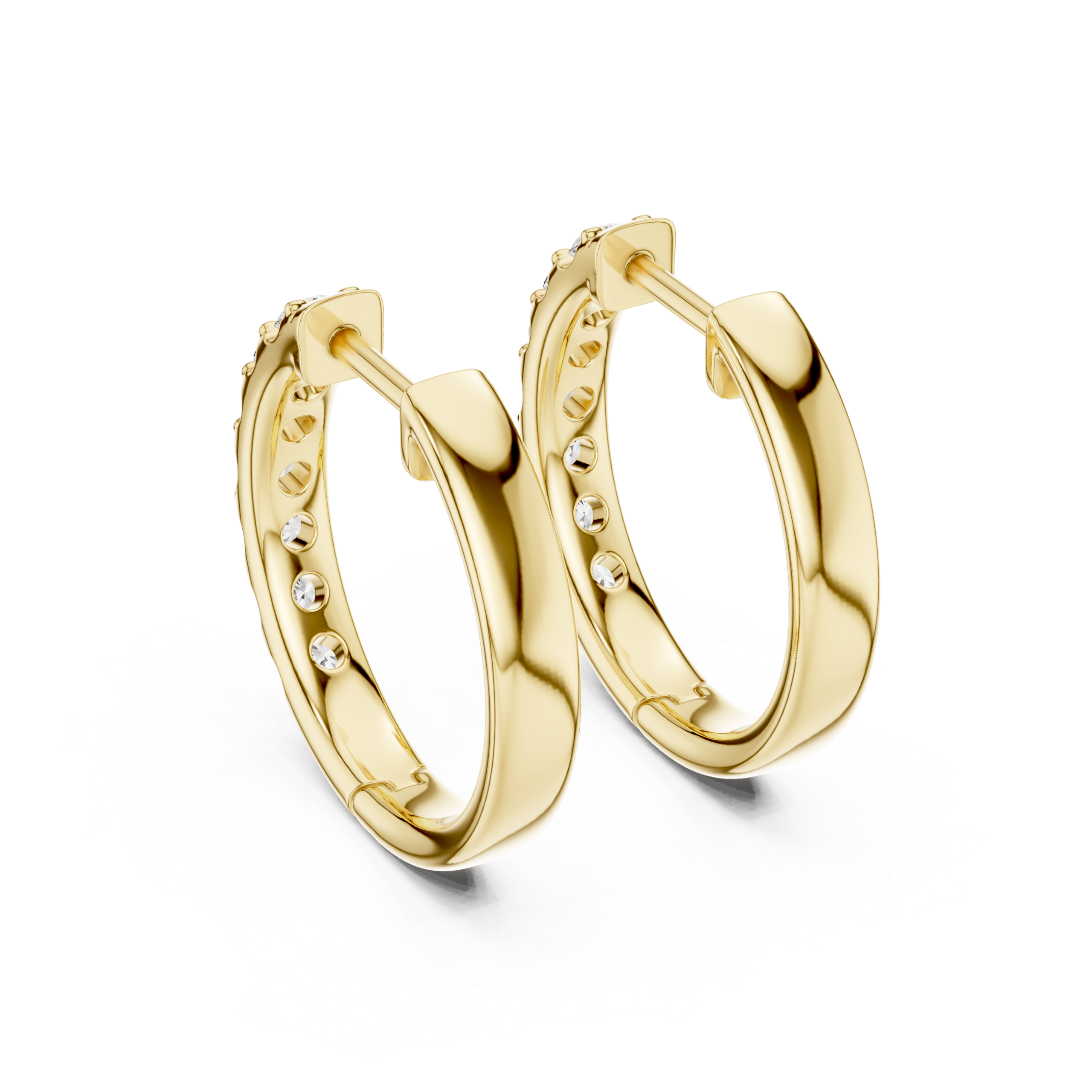 Stylish Baguette Diamond Earring