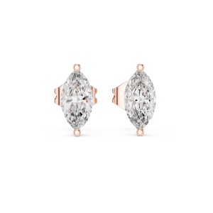 Regal Round Diamond Earrings
