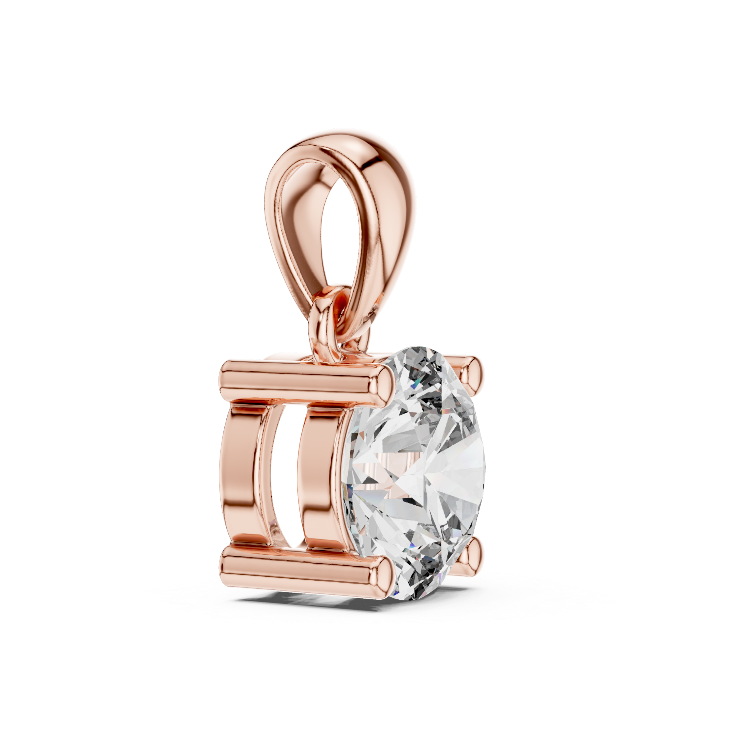 Vogue Asscher Diamond Pendant