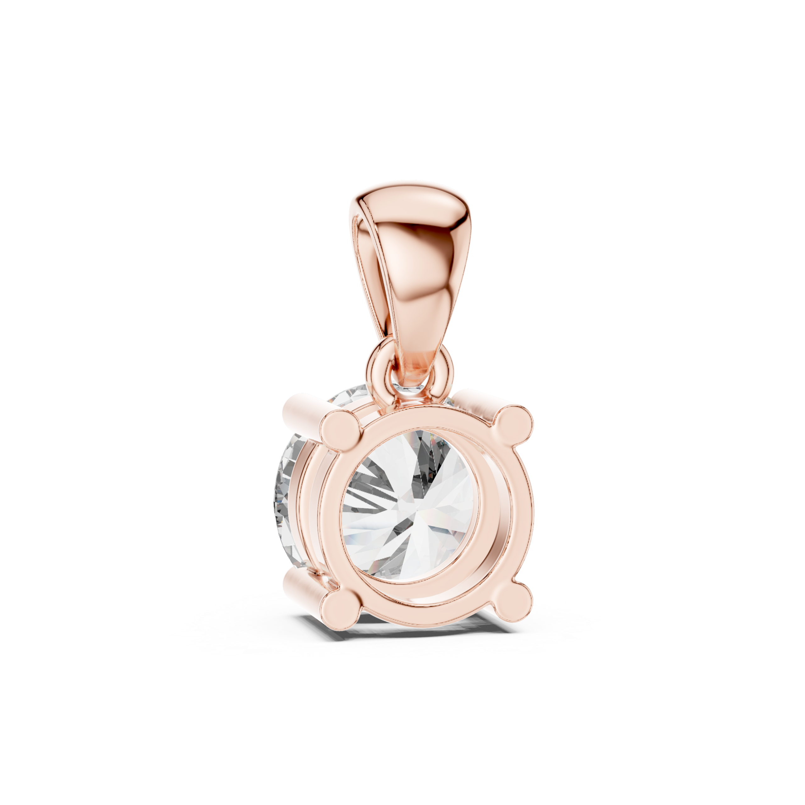 Vogue Asscher Diamond Pendant