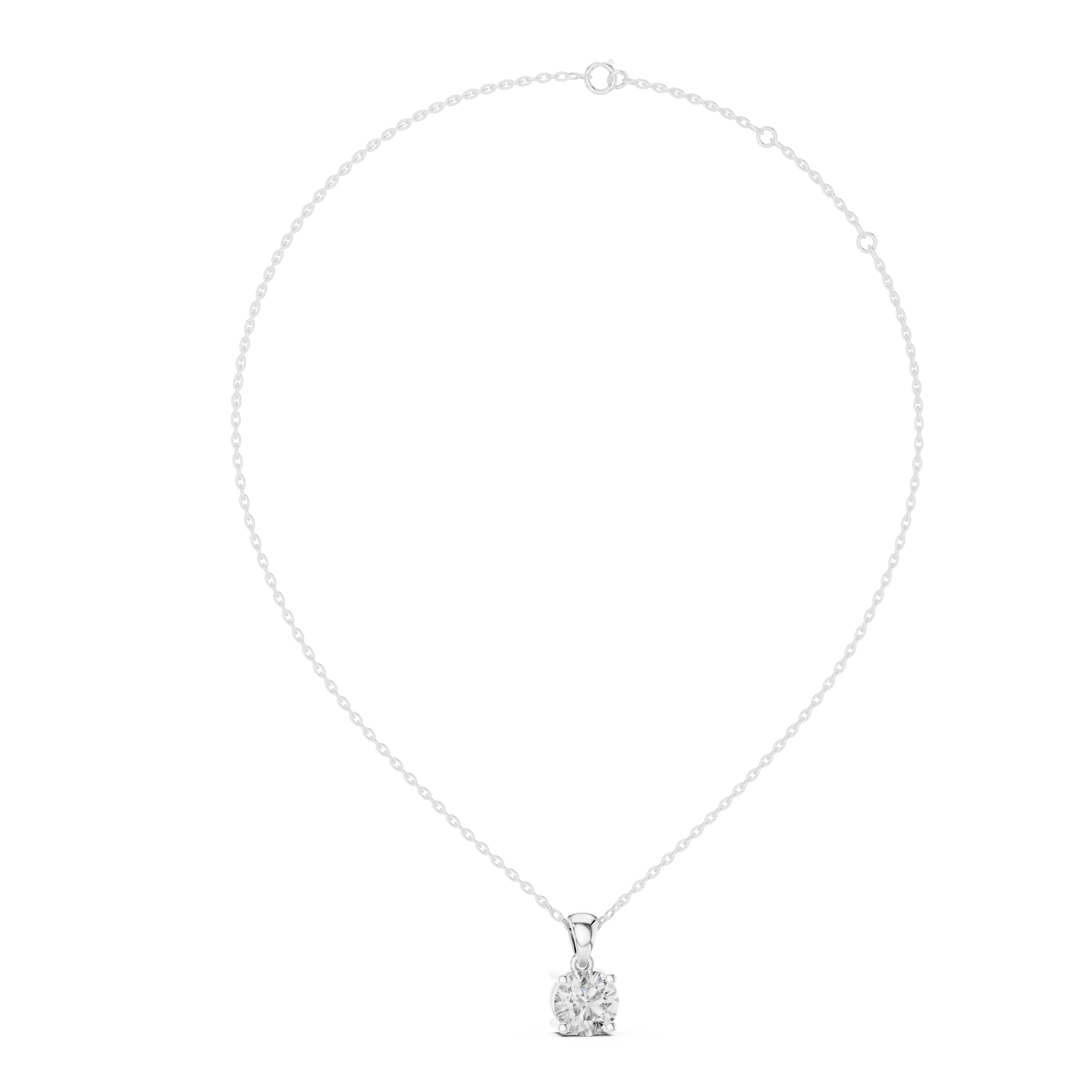 Vogue Asscher Diamond Pendant