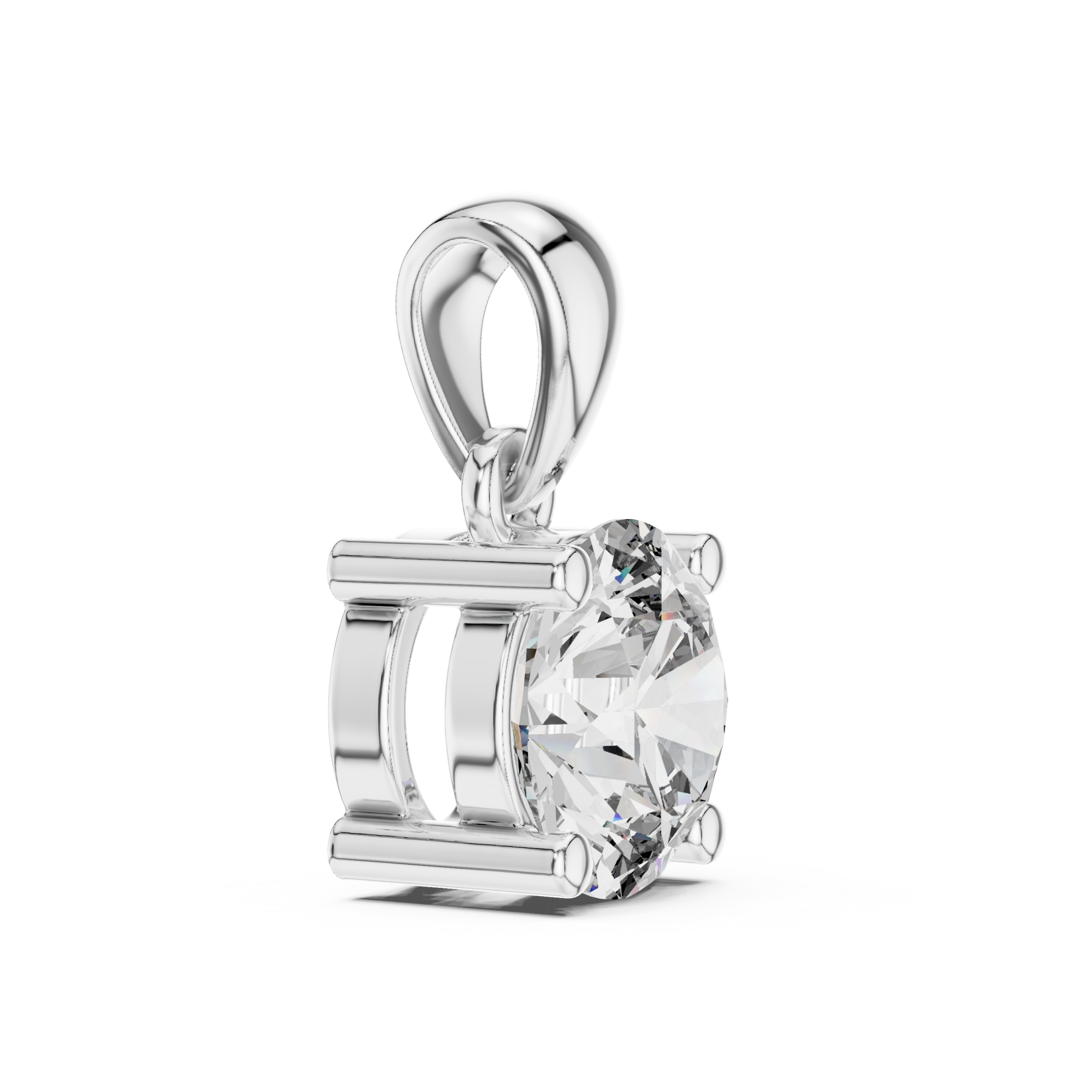 Vogue Asscher Diamond Pendant