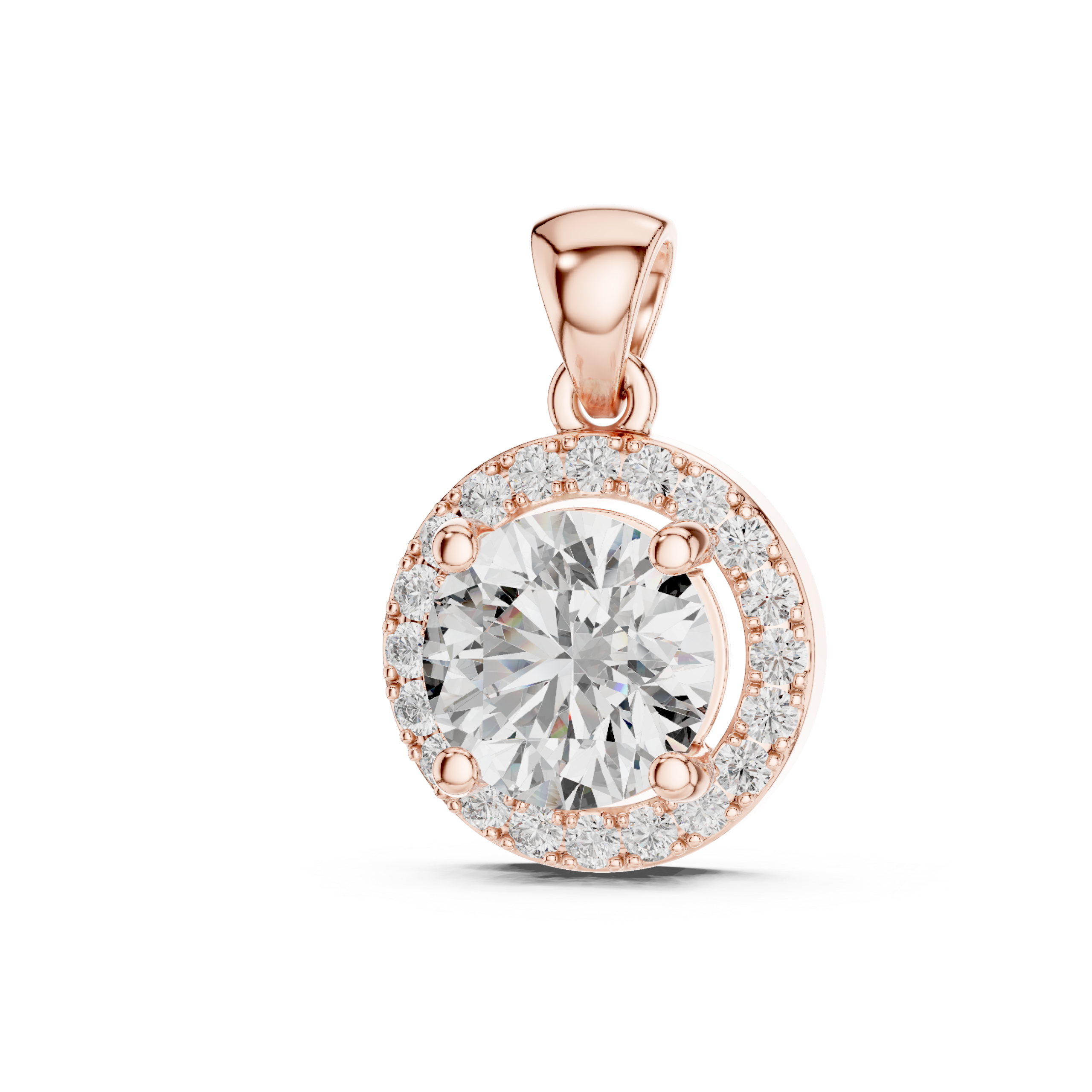 Vogue Shield Diamond Pendant