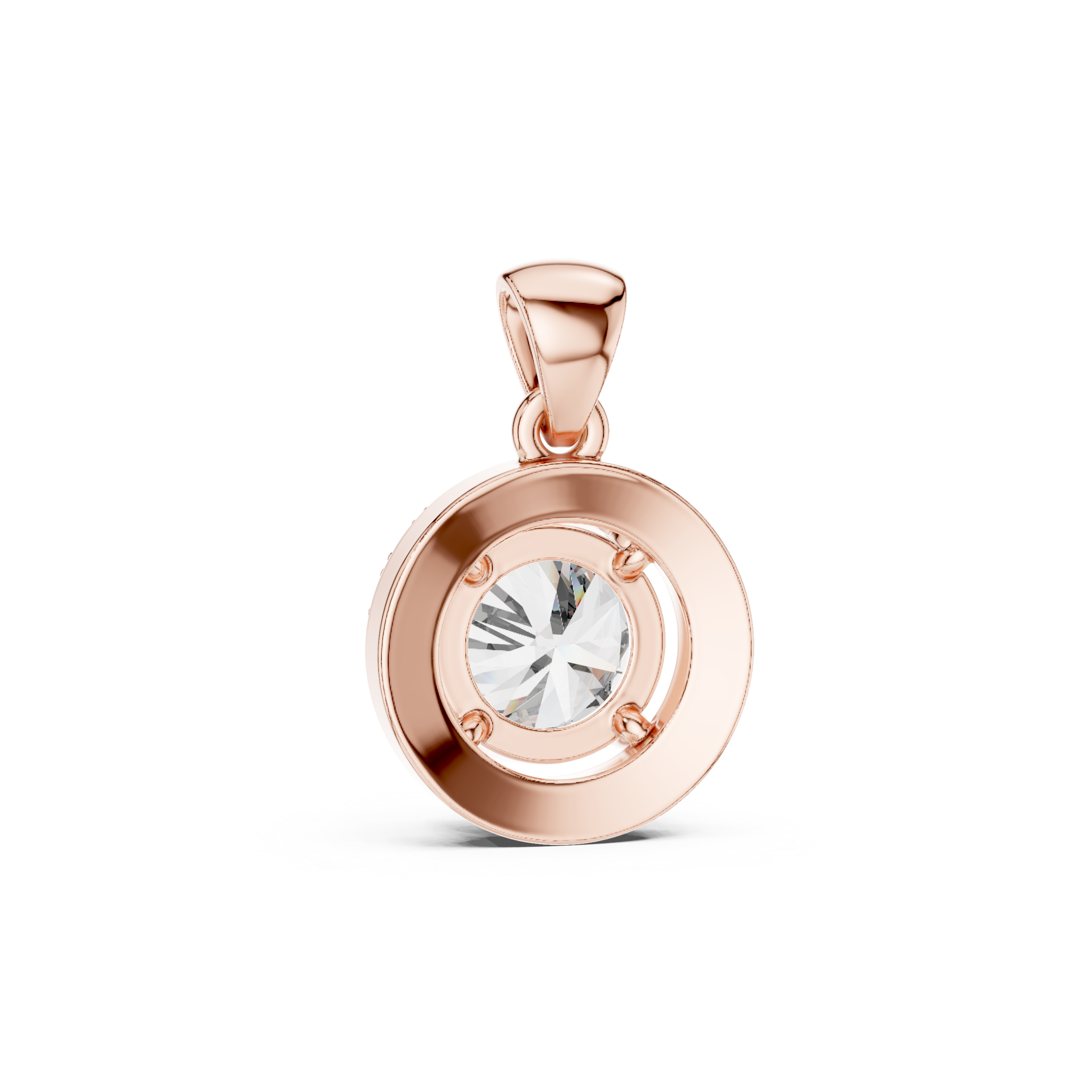 Vogue Shield Diamond Pendant