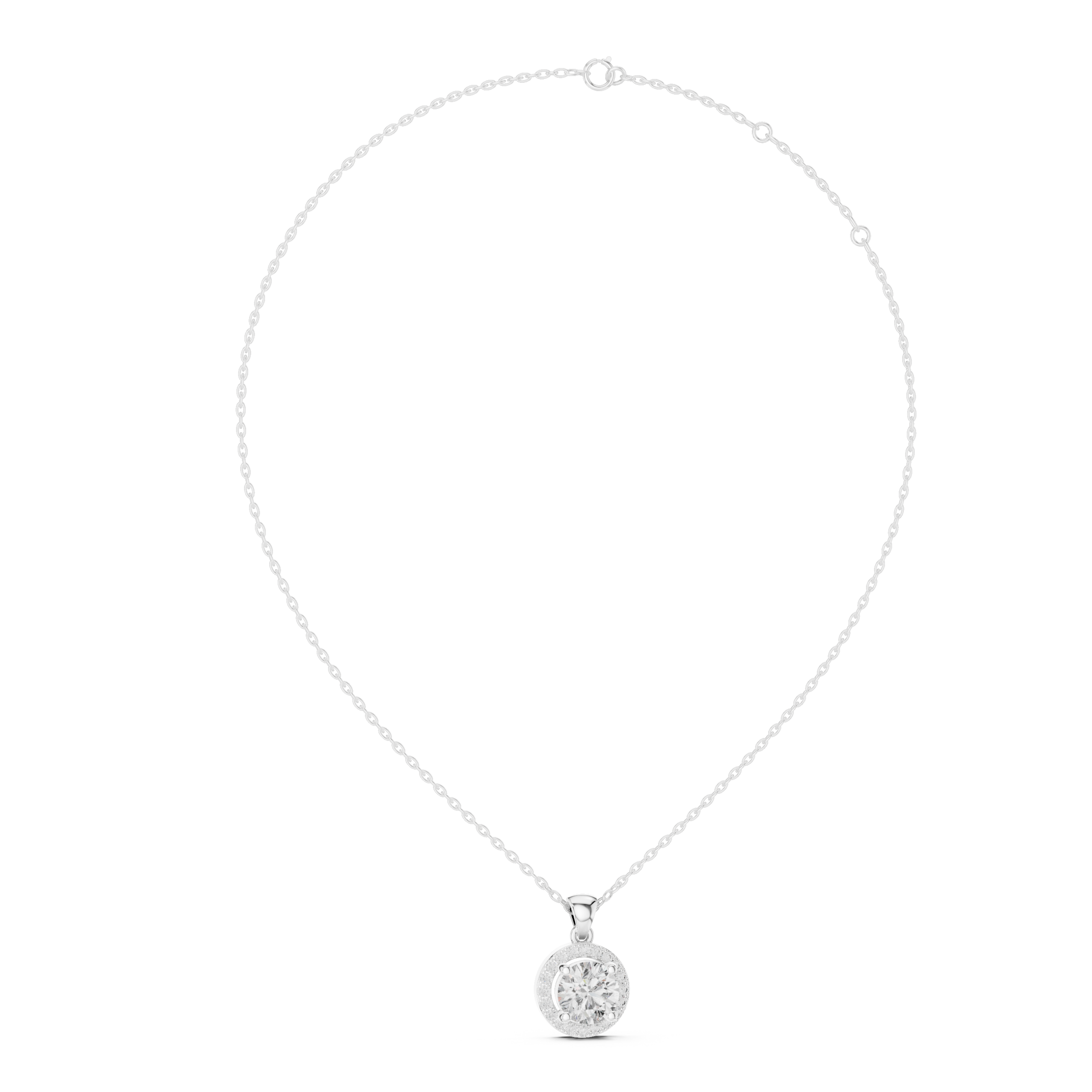 Vogue Shield Diamond Pendant