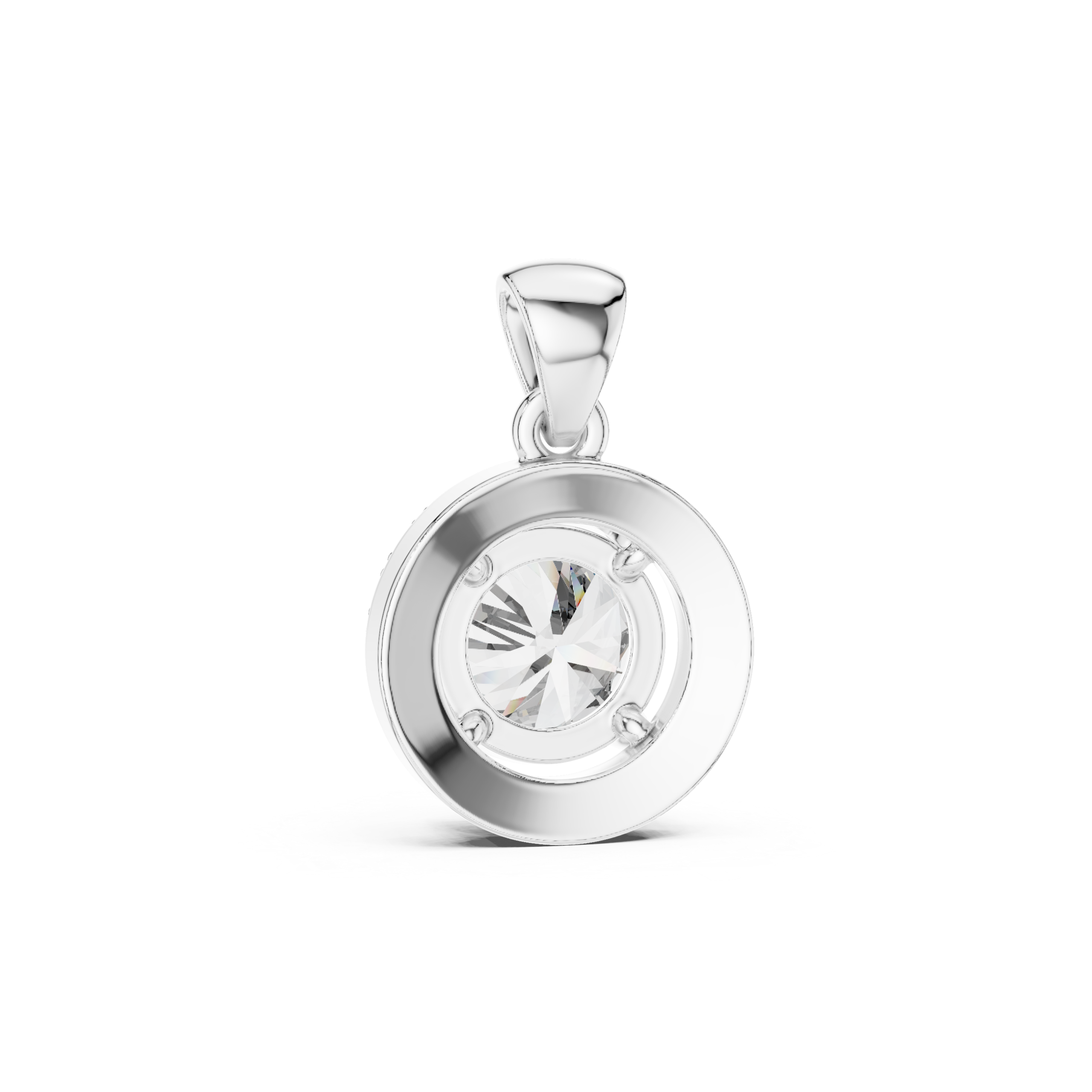 Vogue Shield Diamond Pendant