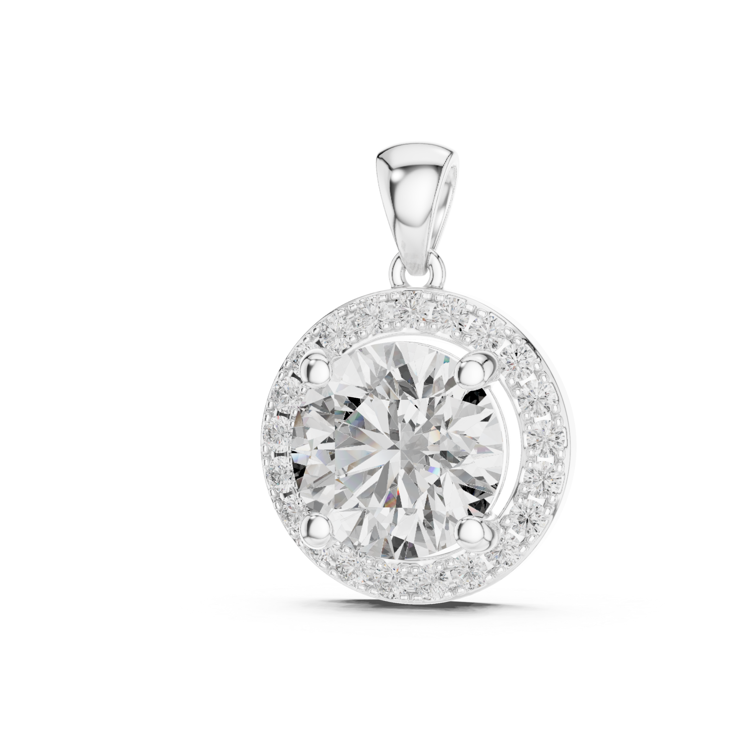 Luxe Asscher Diamond Pendant