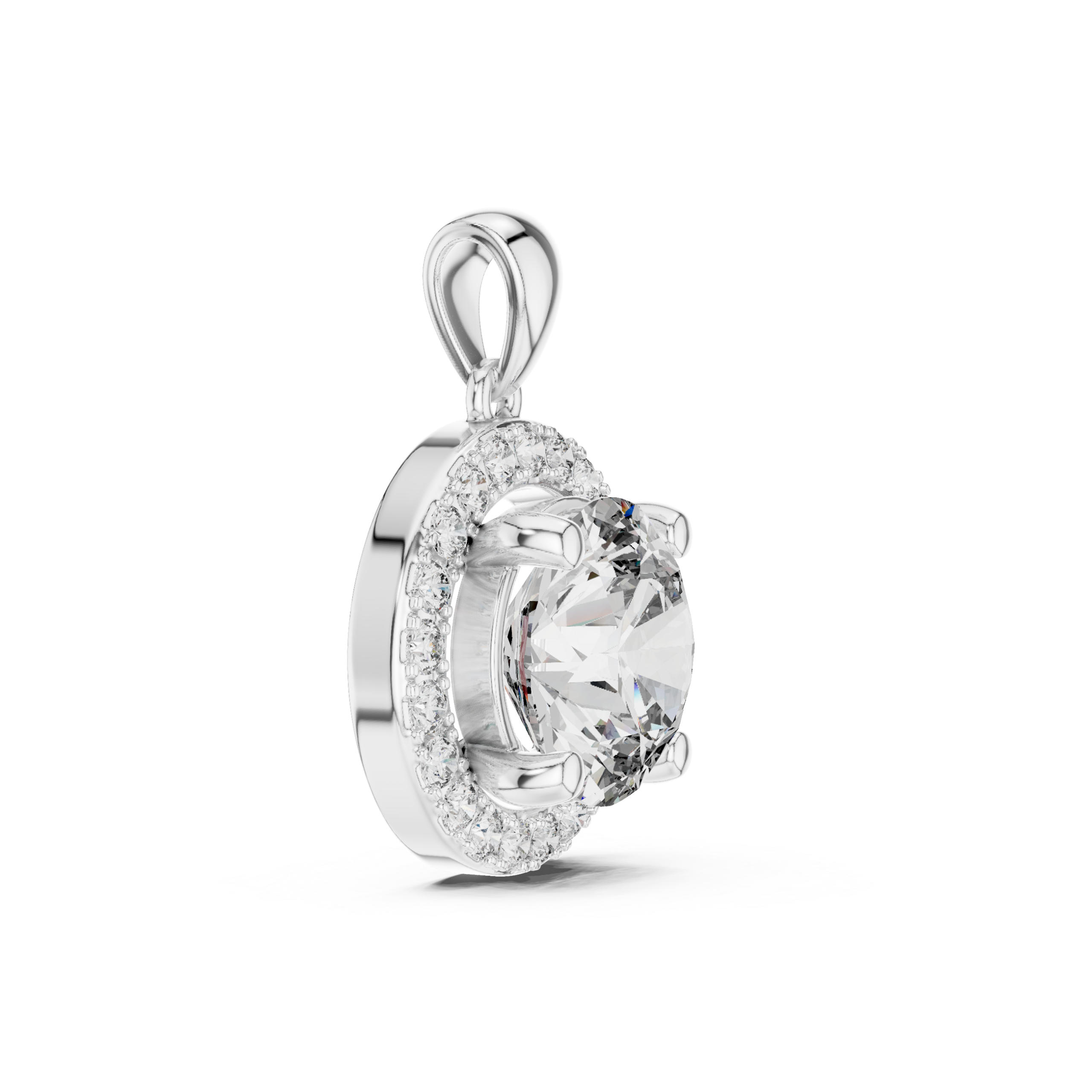 Luxe Asscher Diamond Pendant