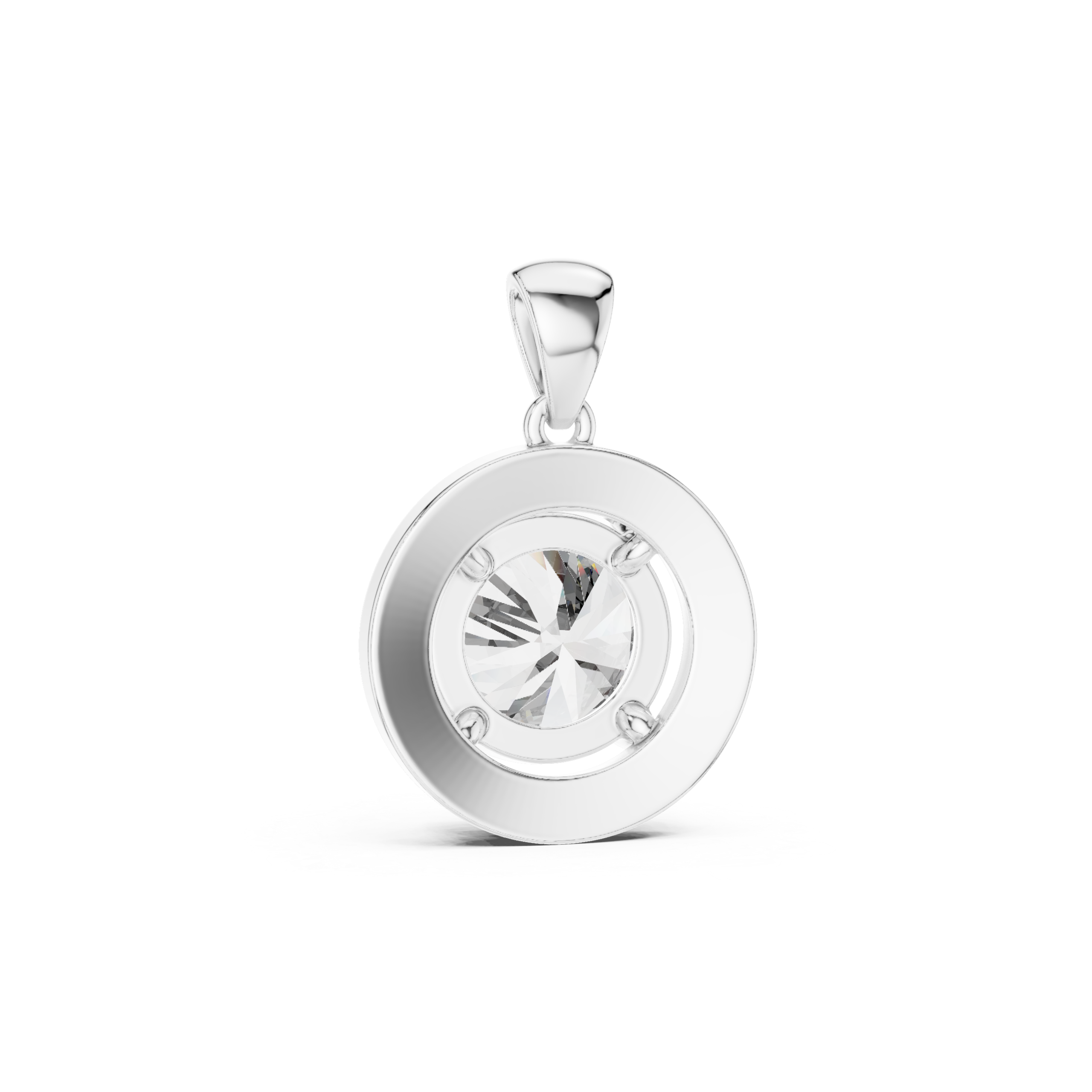 Luxe Asscher Diamond Pendant