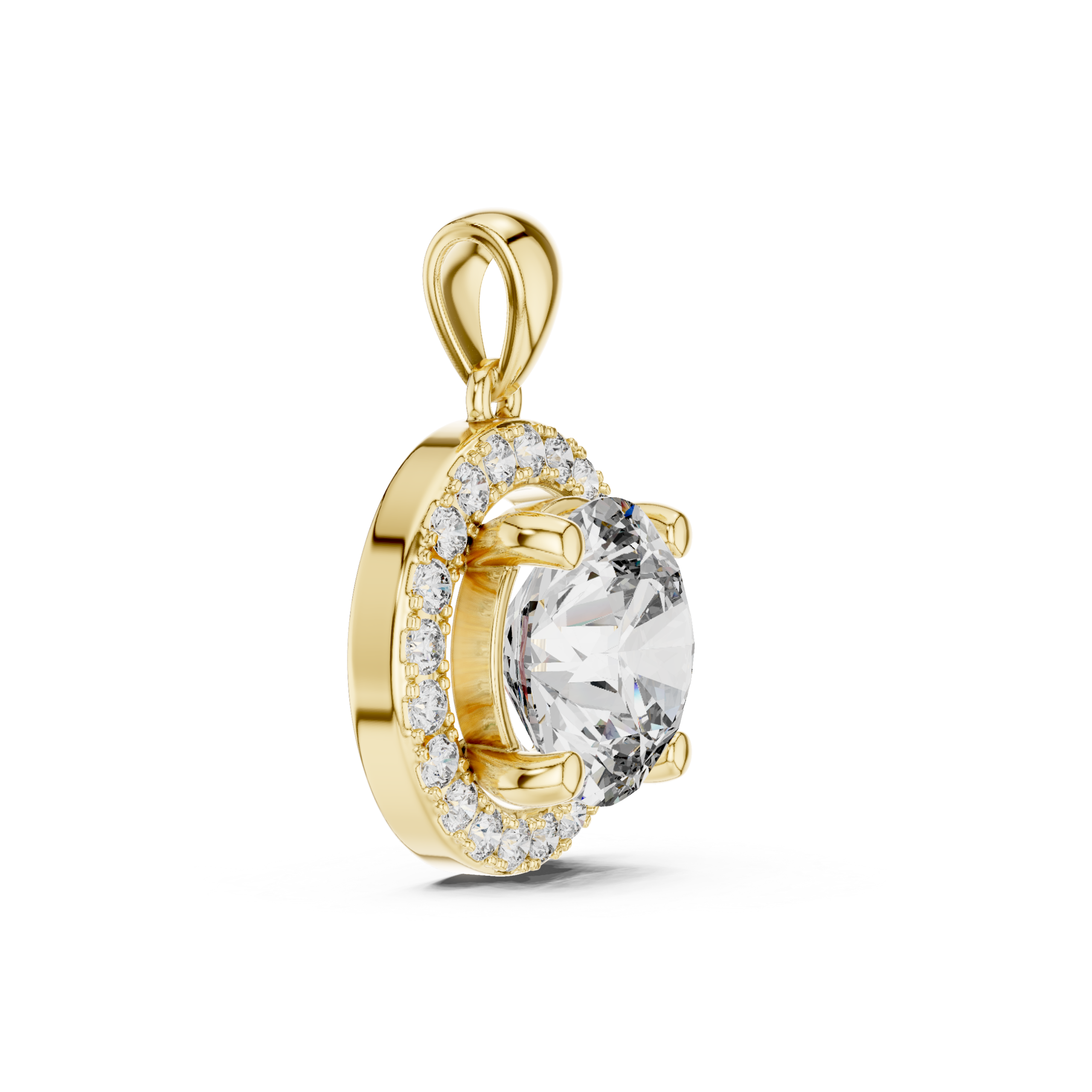 Luxe Asscher Diamond Pendant