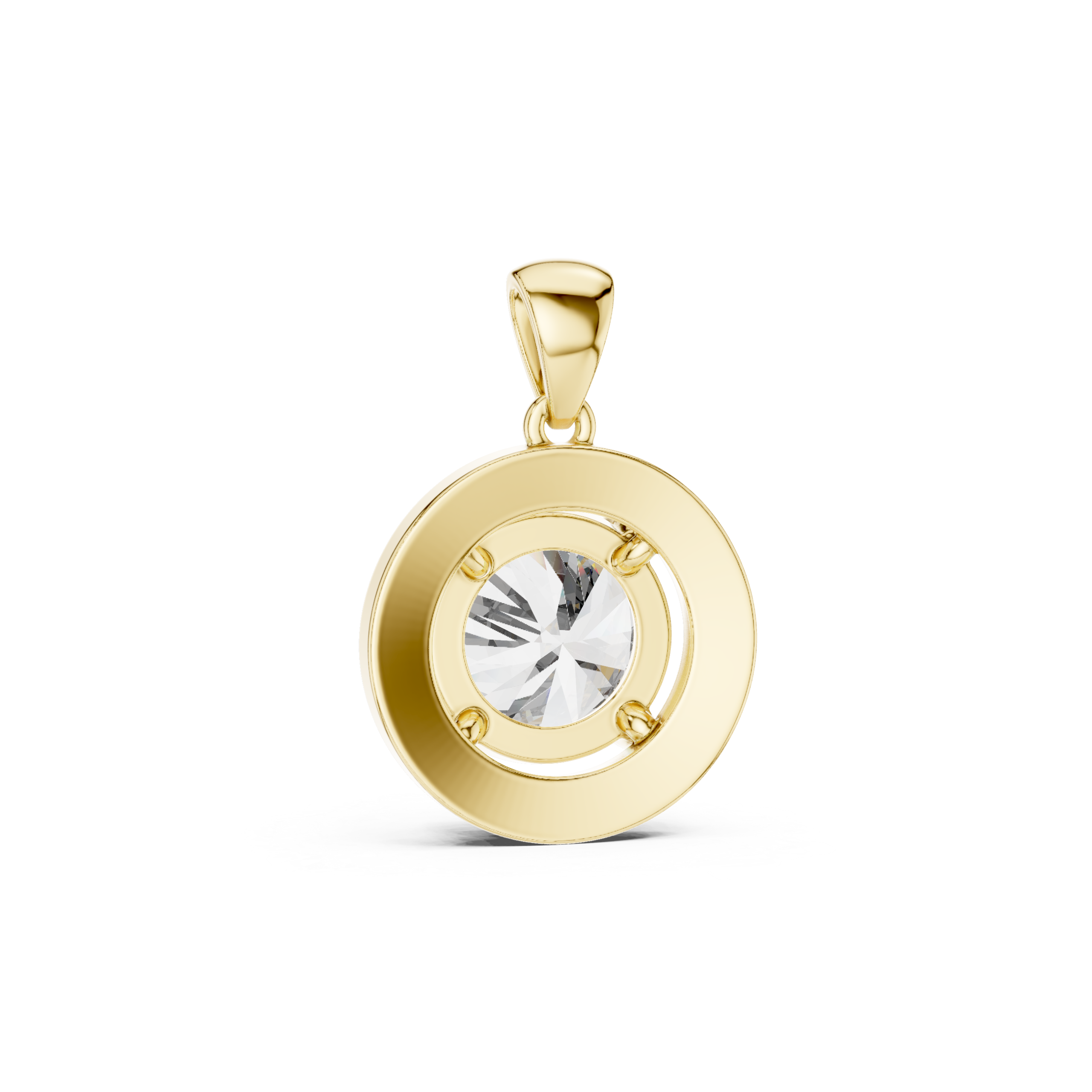 Luxe Asscher Diamond Pendant