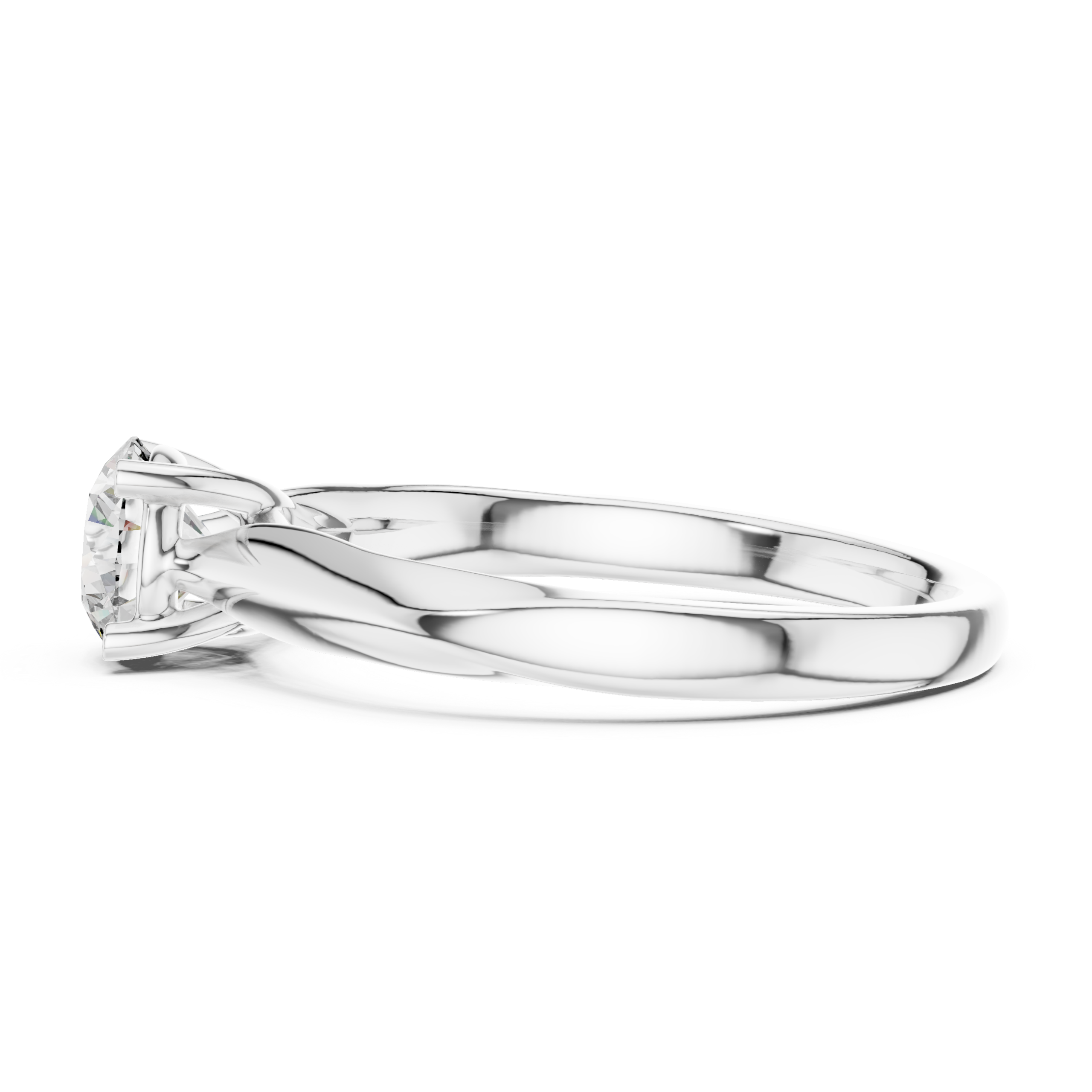 Opulent Oval Diamond Ring