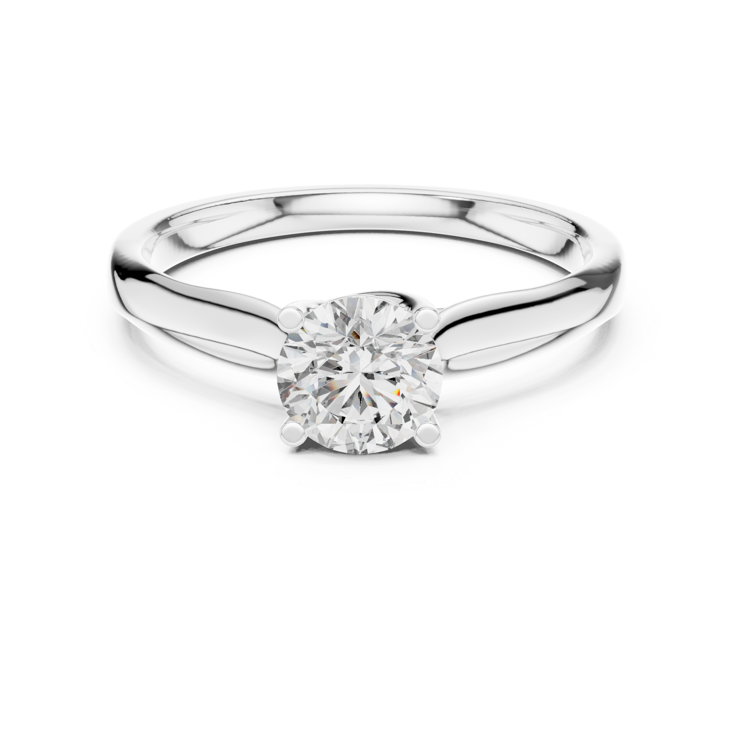 Opulent Oval Diamond Ring