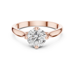 Regal Asscher Diamond Ring