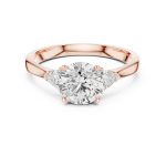 Regal Asscher Diamond Ring