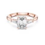 Regal Baguette Diamond Ring