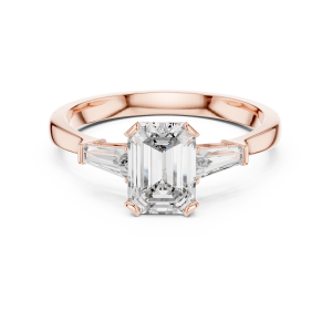 Regal Baguette Diamond Ring