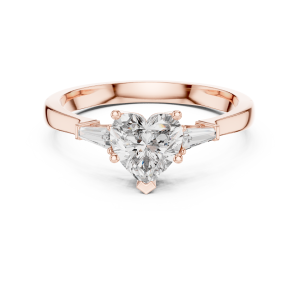 Opulent Pear Diamond Ring