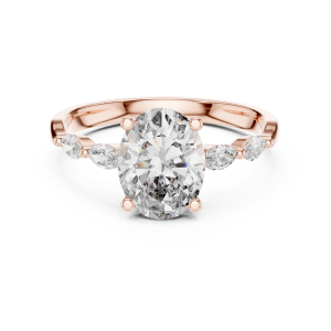 Chic Tapered Diamond Ring