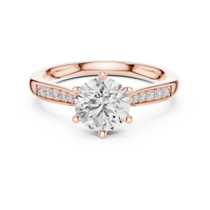 Gleaming Princess Diamond Ring