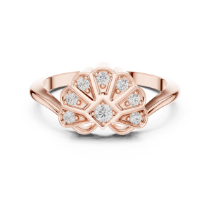 Glam Asscher Diamond  Ring