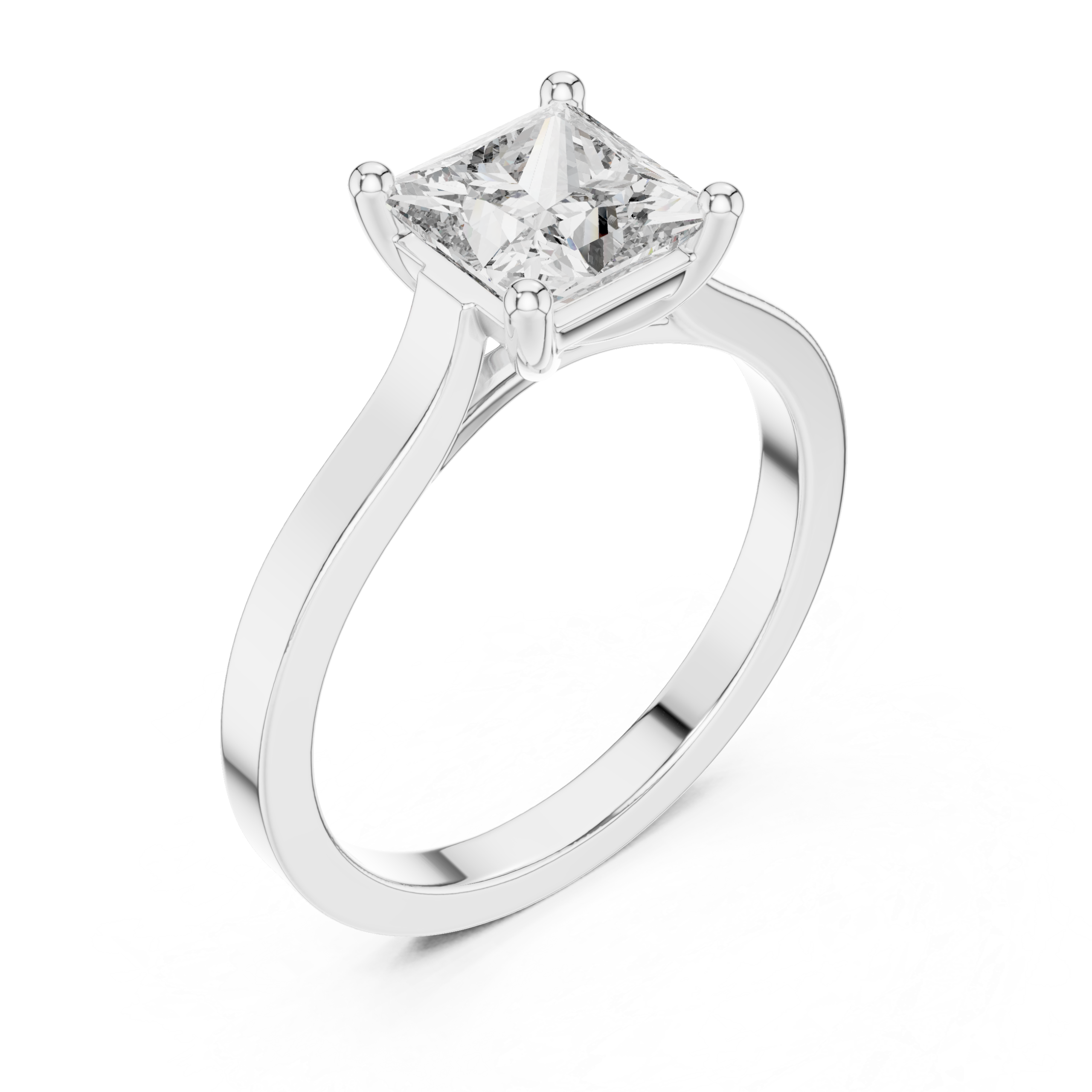Radiant Princess Diamond Ring