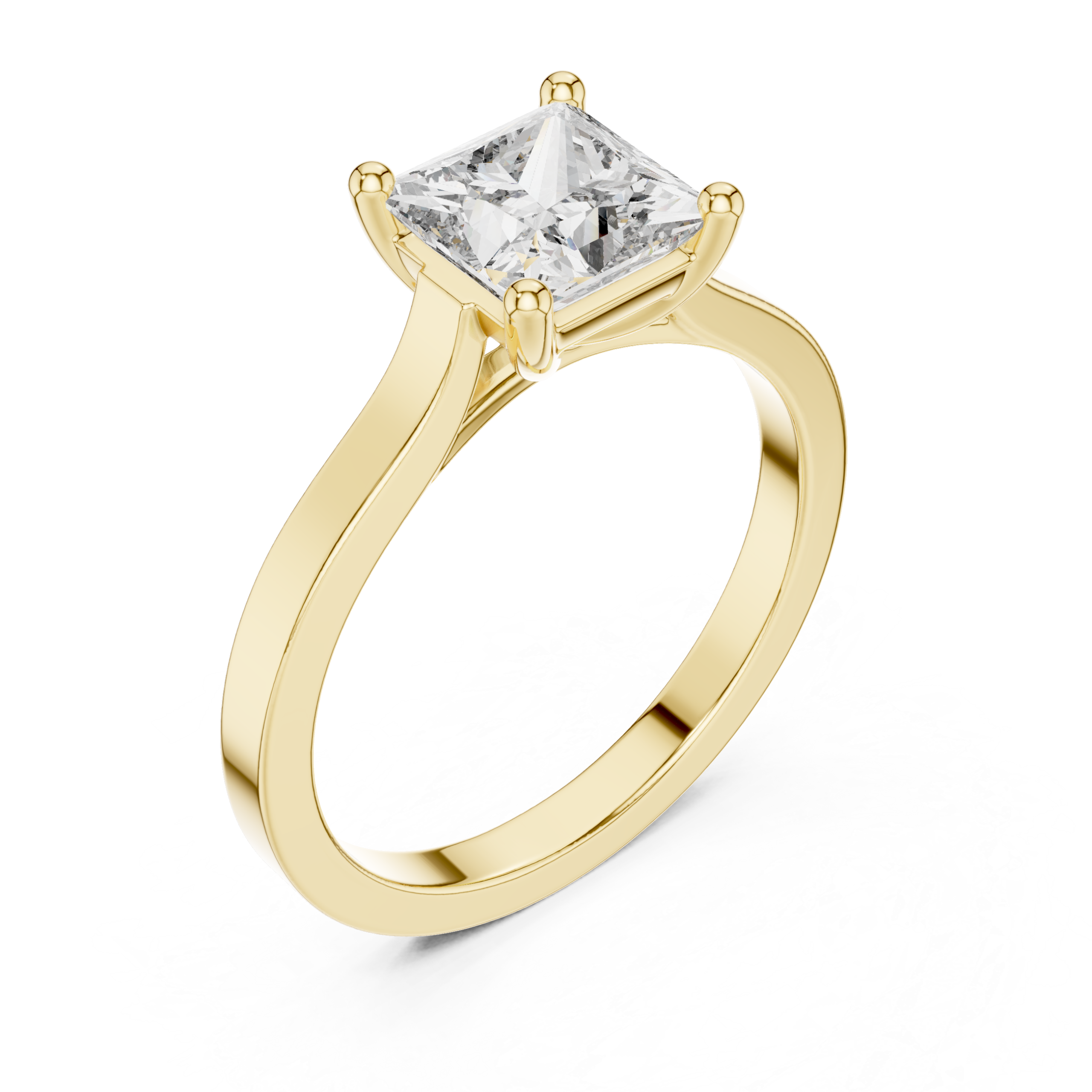 Radiant Princess Diamond Ring