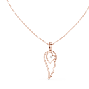 Chic Oval Diamond Pendant