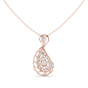 Graceful Marquise Diamond Pendant