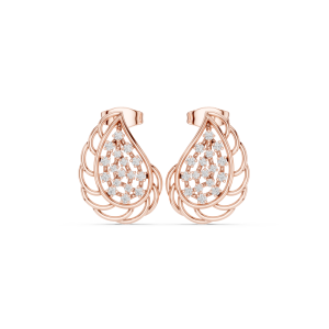 Luxe Heart Diamond Earrings