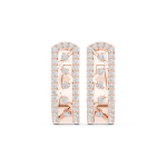 Graceful Emerald Diamond Earrings