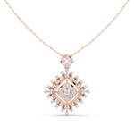 Chic Tapered Diamond Pendant