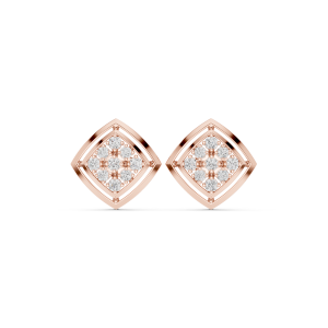 Fierce Cushion Diamond Earrings
