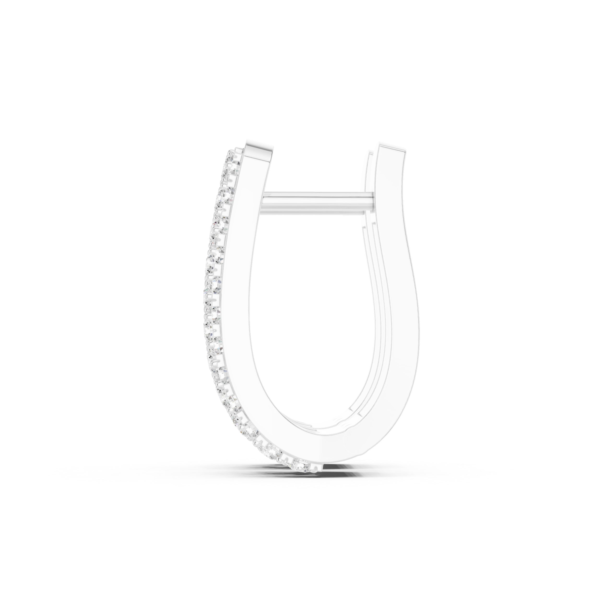 Chic Baguette Diamond Earrings