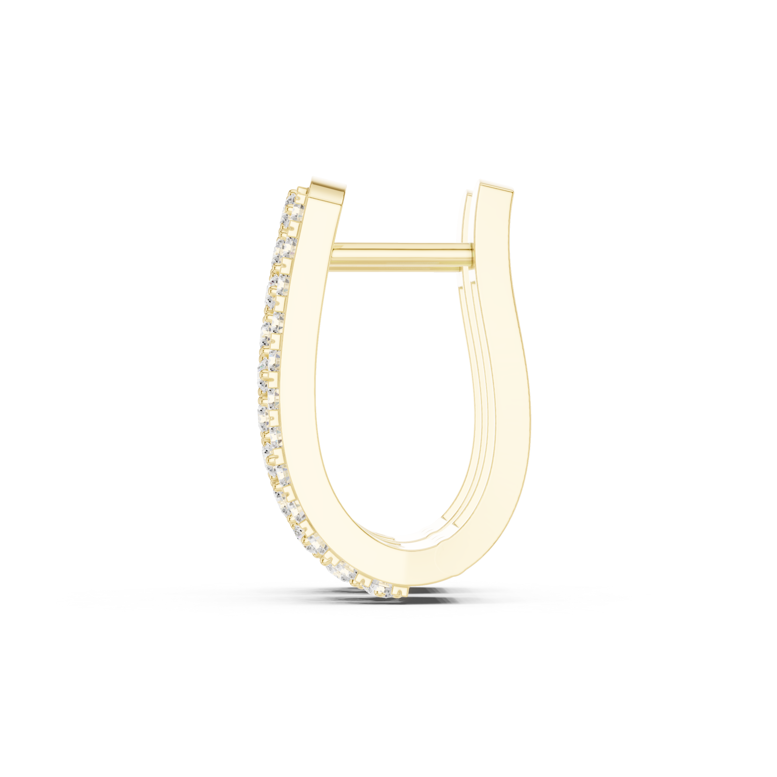 Chic Baguette Diamond Earrings