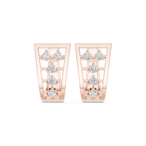 Opulent Round Diamond Earrings