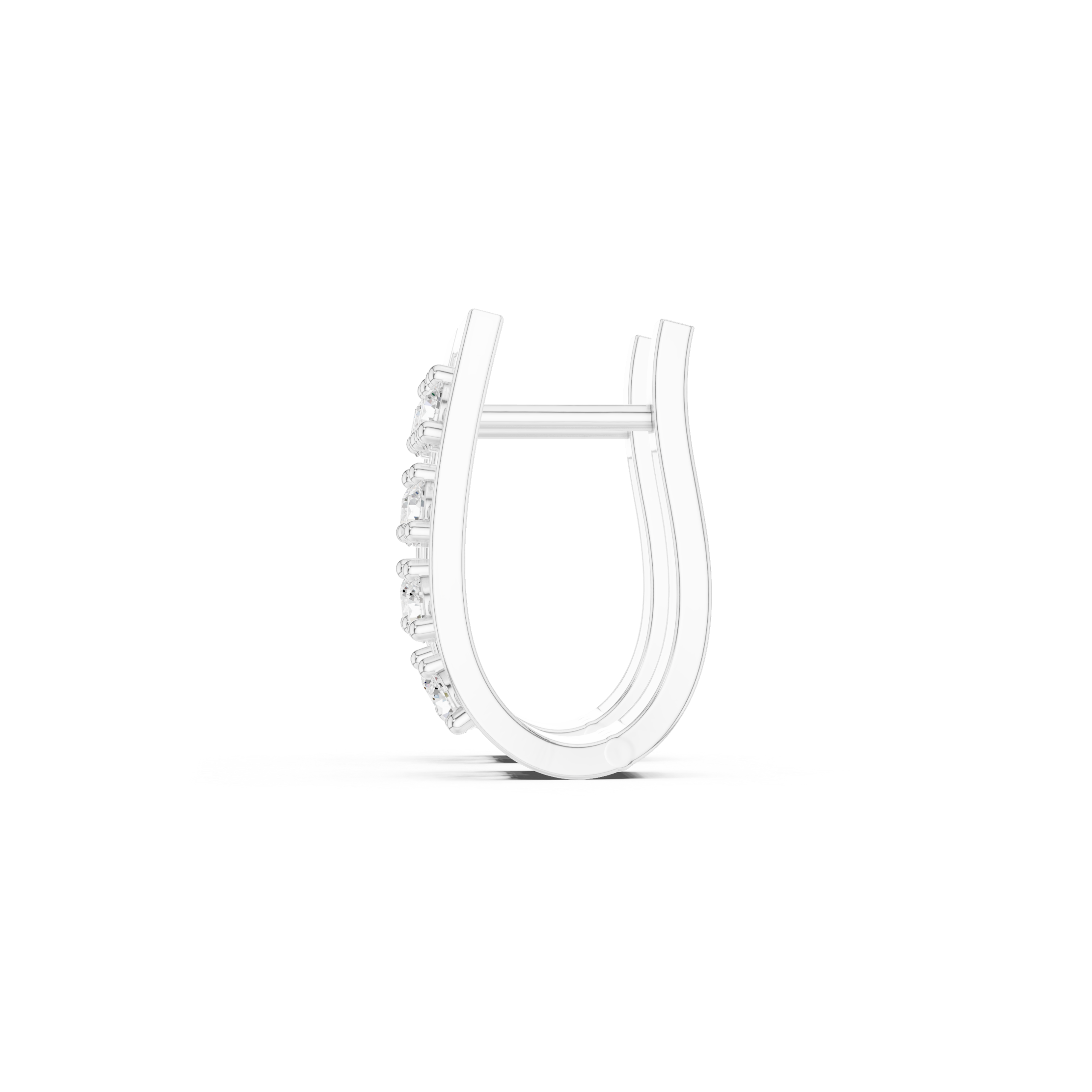 Opulent Round Diamond Earrings