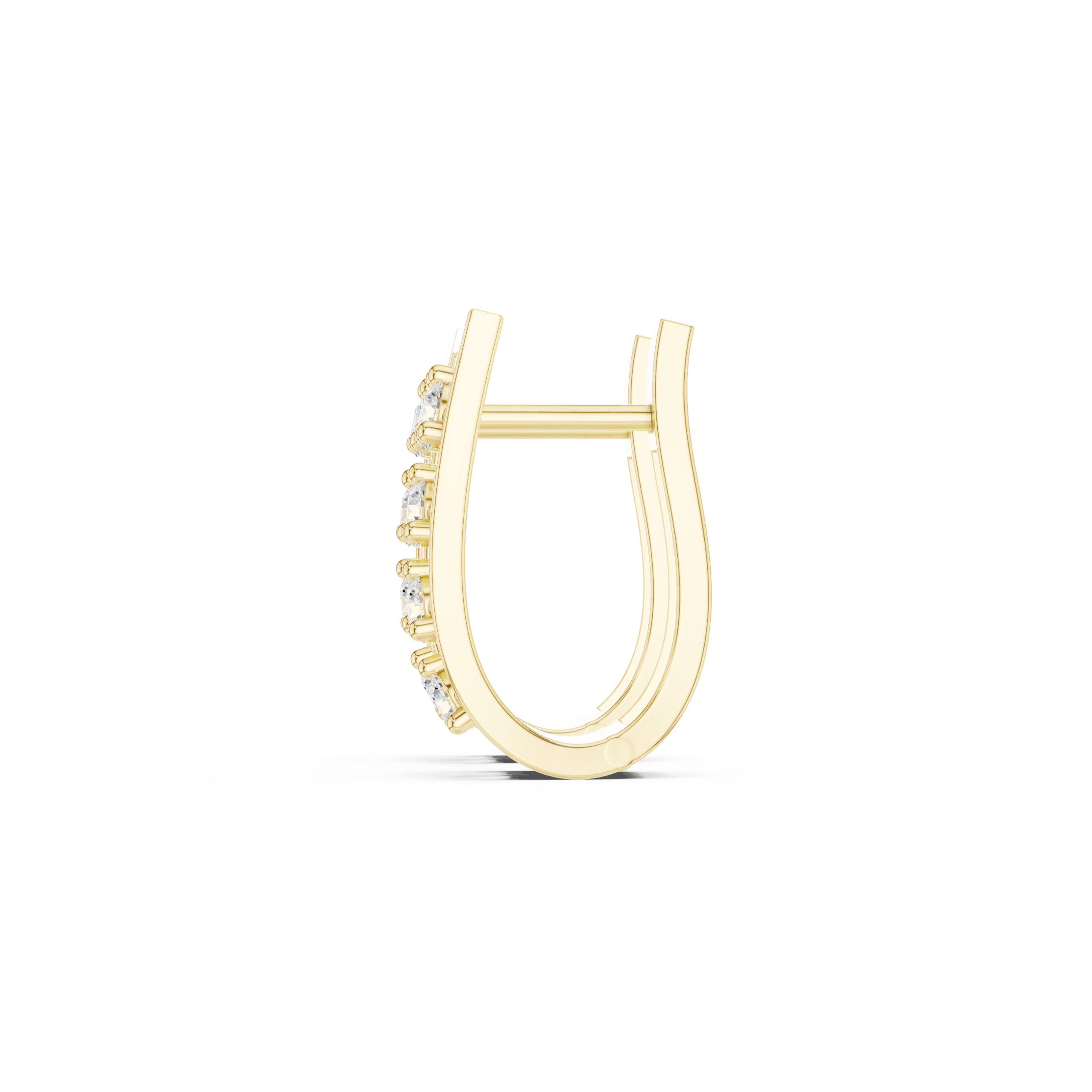 Opulent Round Diamond Earrings