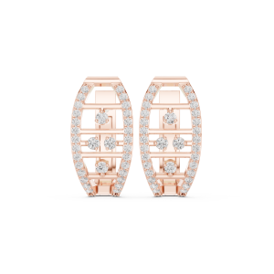 Glam Heart Diamond Earrings