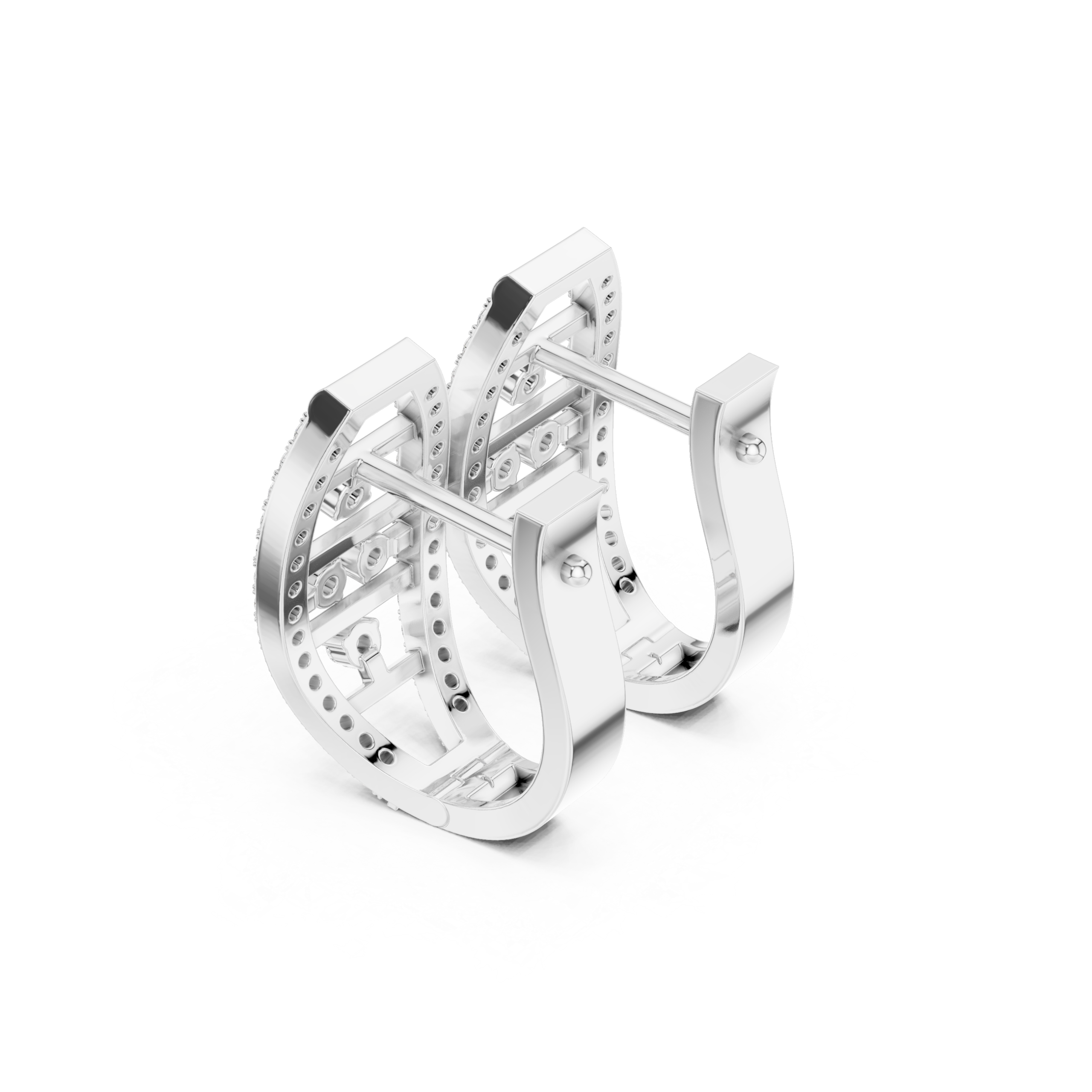 Glam Heart Diamond Earrings