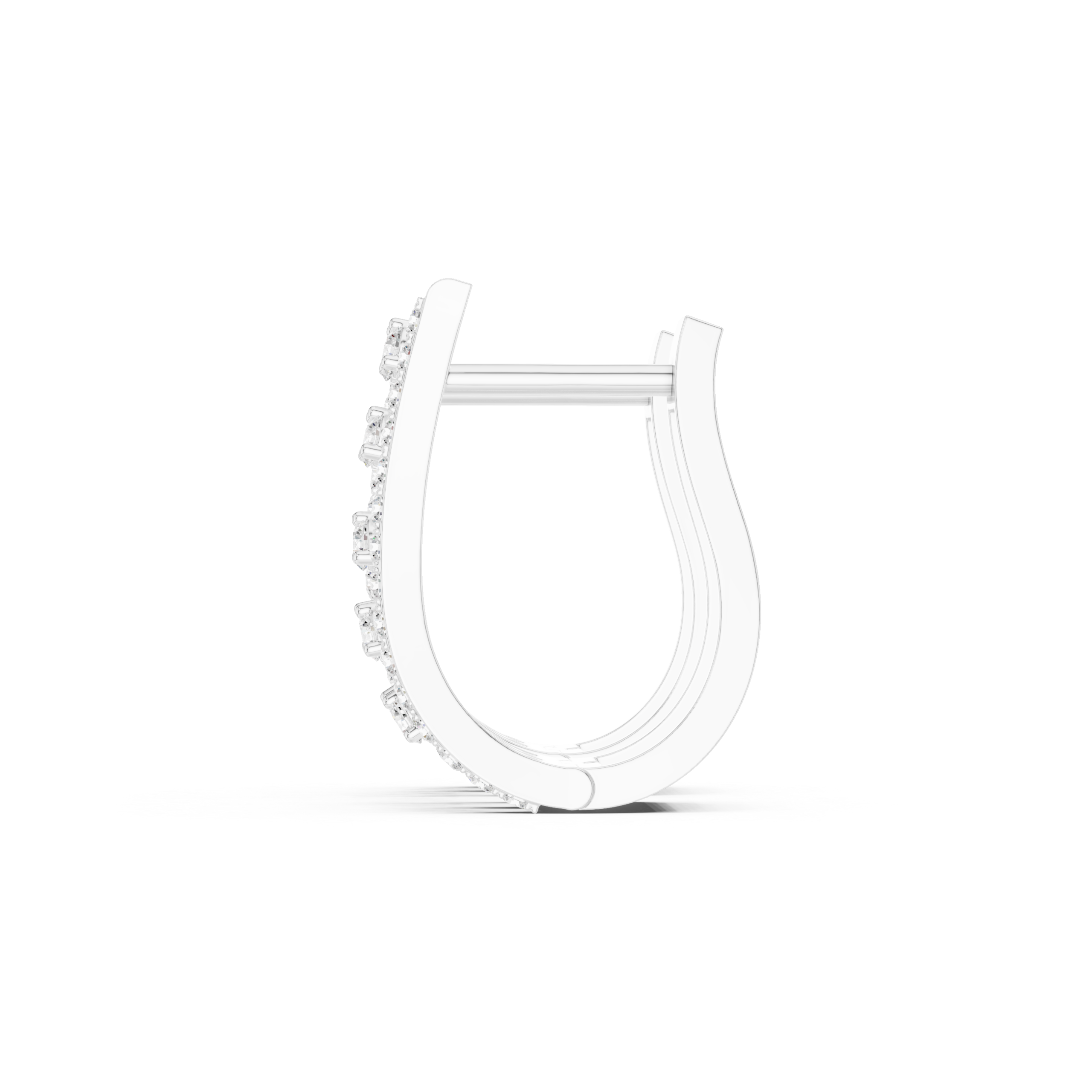 Luxe Heart Diamond Earrings