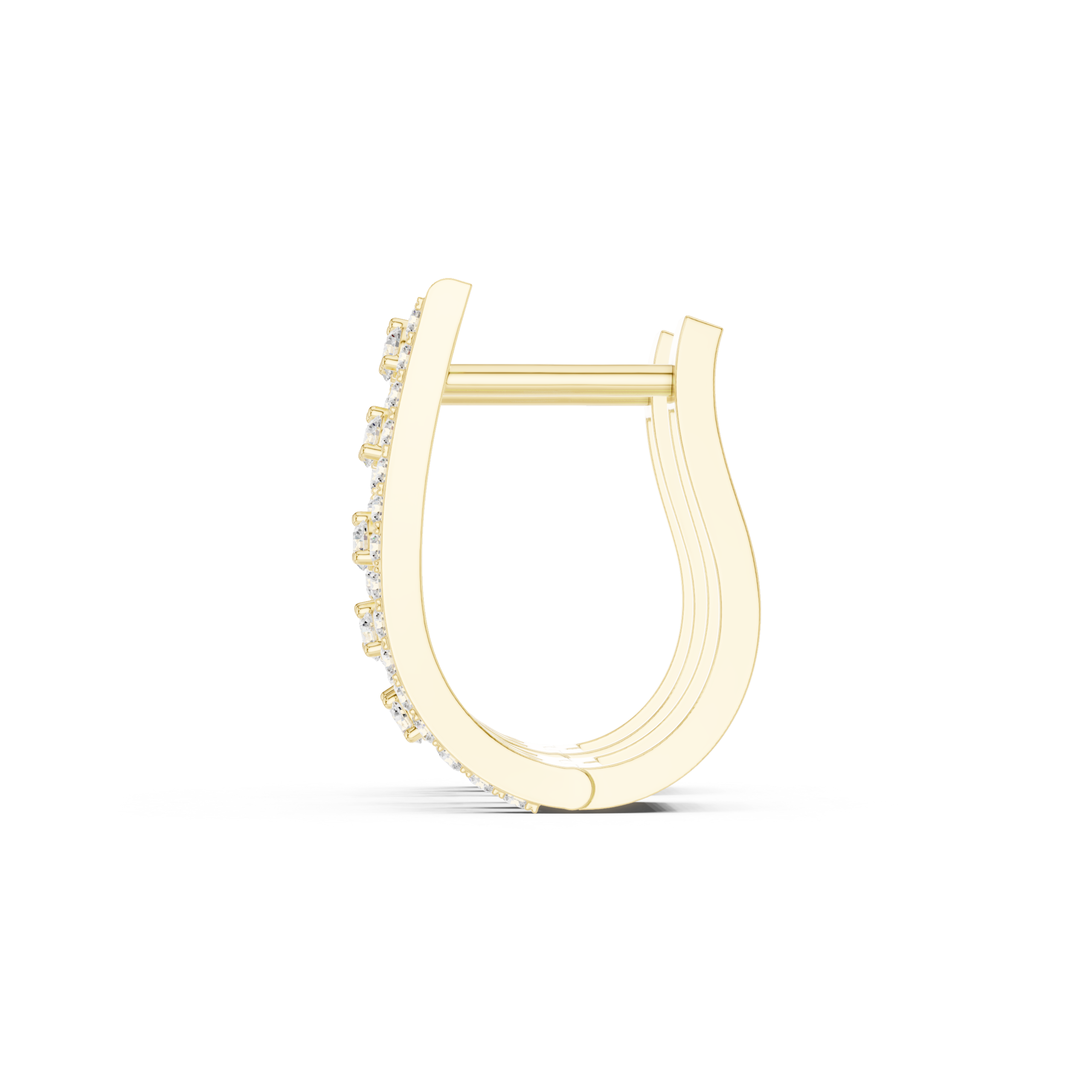 Luxe Heart Diamond Earrings