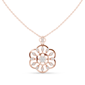 Stylish Marquise Diamond Pendant