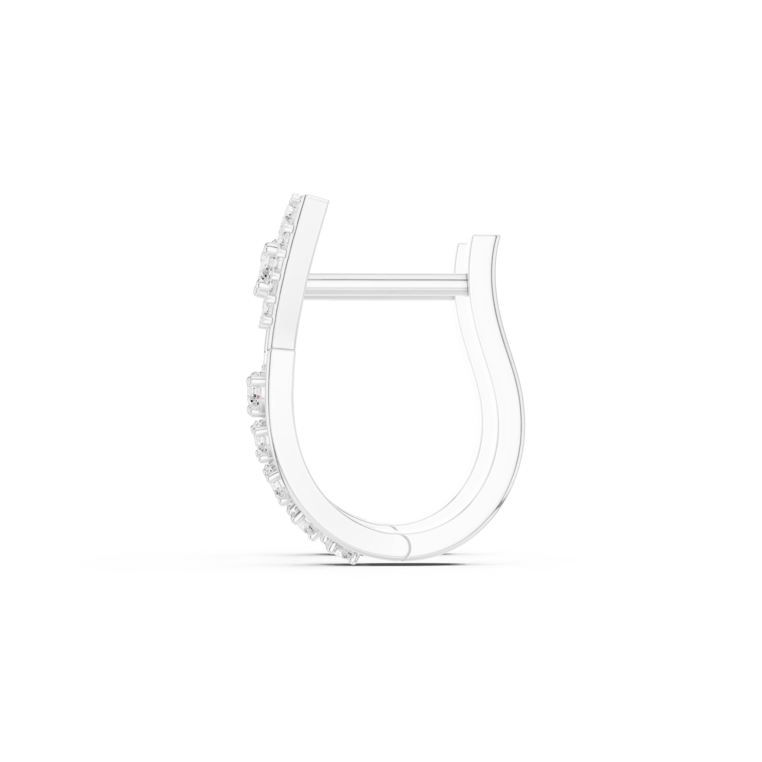 Dazzling Heart Diamond Earrings