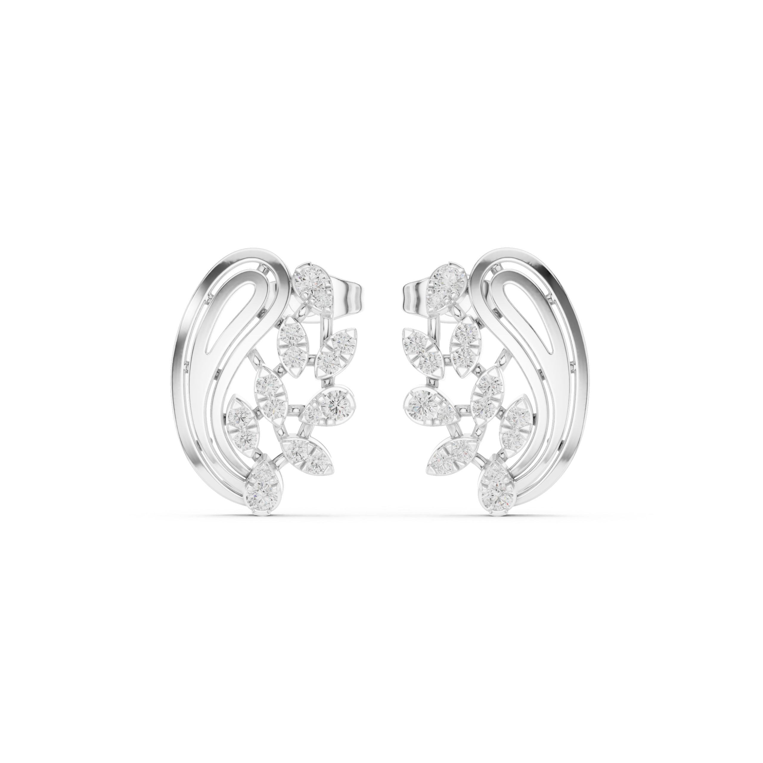 Luxe Princess Diamond Earrings