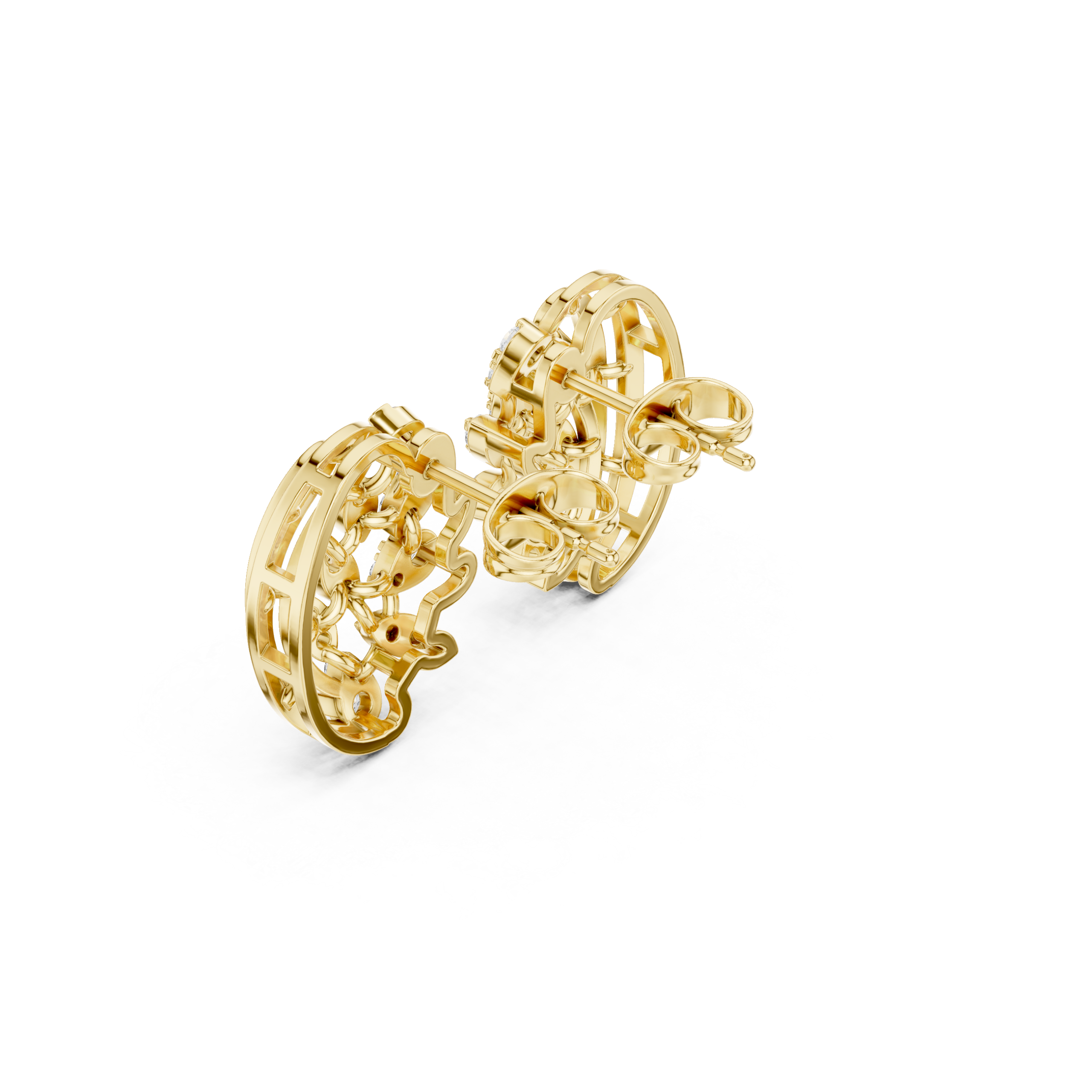 Luxe Princess Diamond Earrings